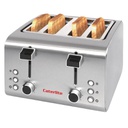 4-Schlitz Toaster Edelstahl Caterlite